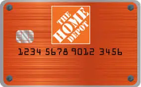 Person using a laptop to pay their Home Depot credit card bill online from home newbyt